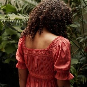 Dôen Eclipse Strawberry cotton voile nightgown S EUC sold out!